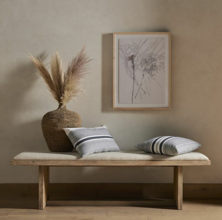 Rita Dining Bench with Cane Panels - Image 10