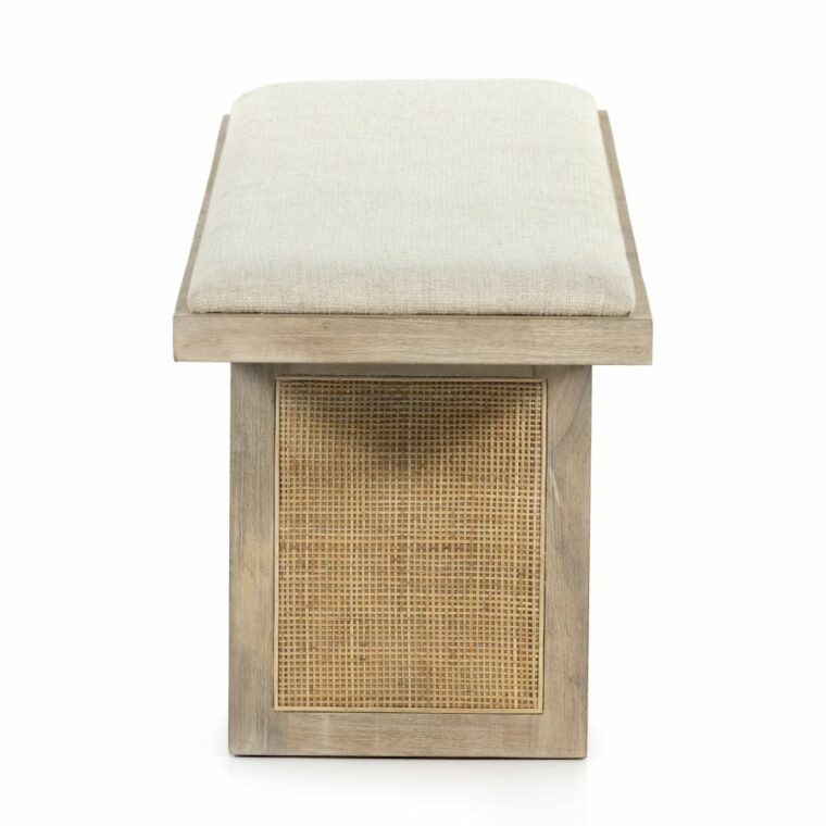 Rita Dining Bench with Cane Panels - Image 6