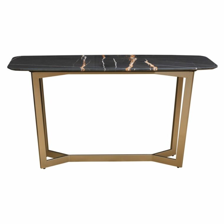 Santini Console Table with Noir Stone Top - Image 2