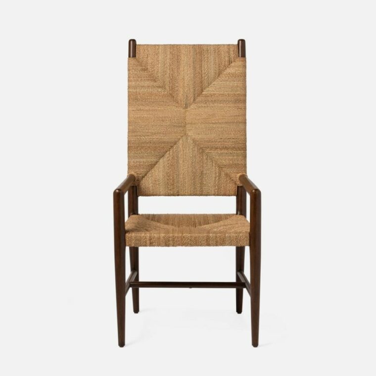 Lampakanay High Back Woven Dining Arm Chair