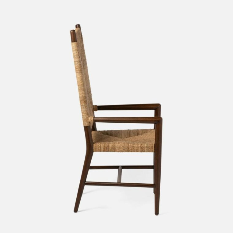 Lampakanay High Back Woven Dining Arm Chair - Image 3