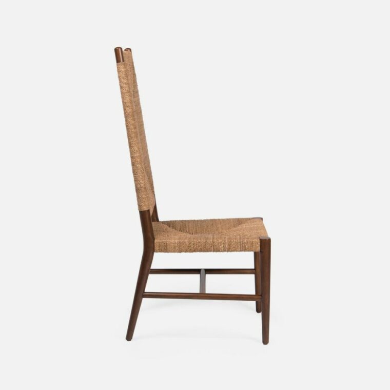 Lampakanay Woven High Back Side Chair - Image 3