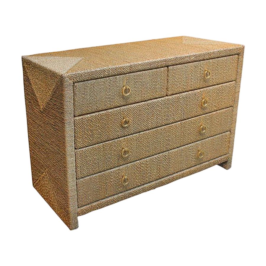 Oak City - Oregon 5 Drawer Wide Chest of Drawers - Furniture World