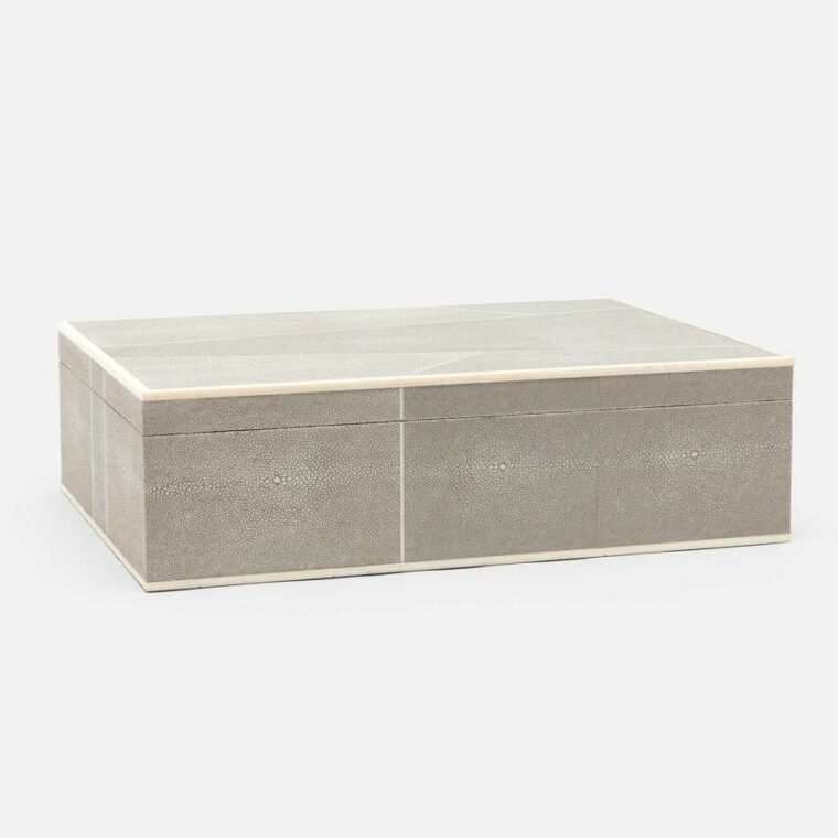 Brick XL Faux Shagreen Box - Image 11