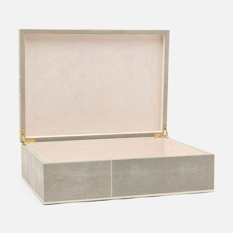 Brick XL Faux Shagreen Box - Image 14