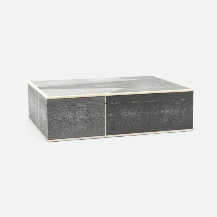 Brick XL Faux Shagreen Box - Image 6