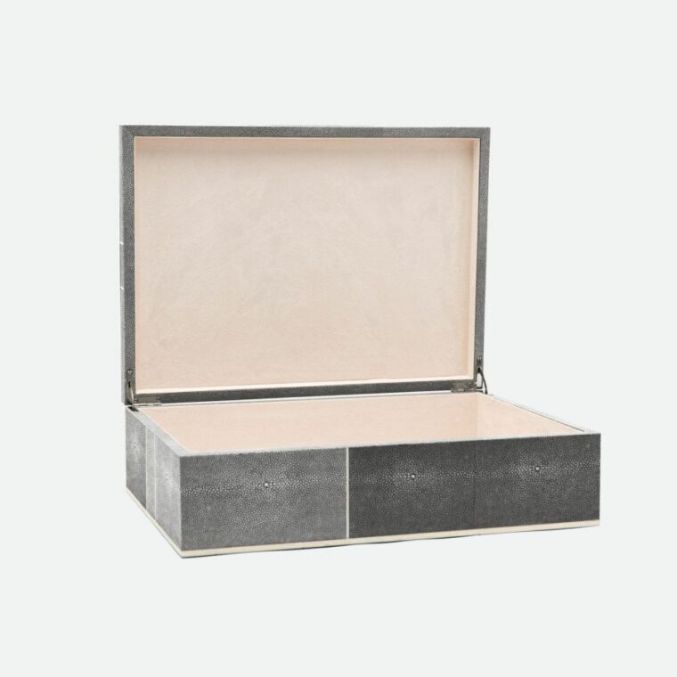 Brick XL Faux Shagreen Box - Image 10