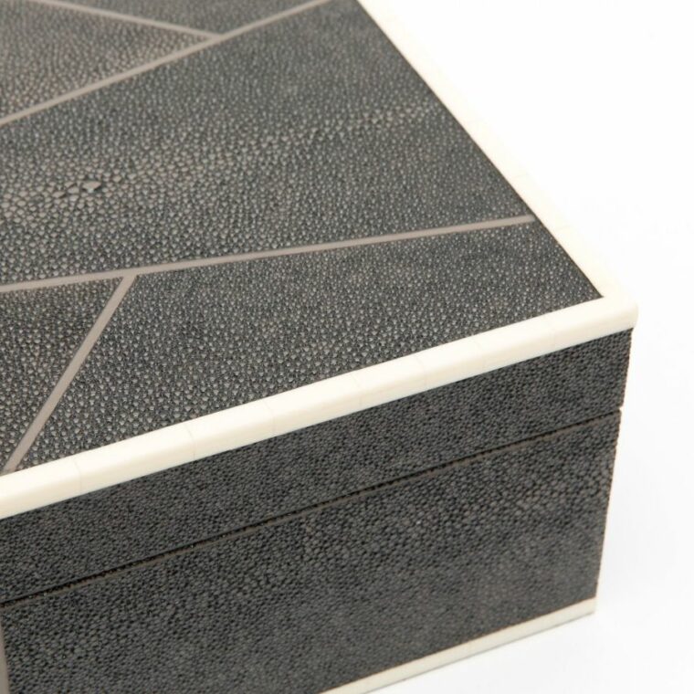 Brick XL Faux Shagreen Box - Image 7