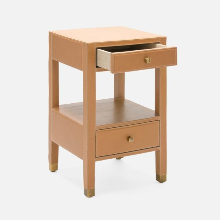 Sean Leather Single Nightstand - Image 3