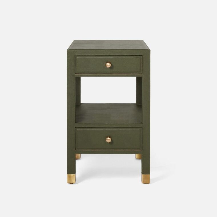 Sean Leather Single Nightstand - Image 9