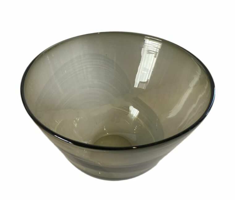 Vintage Italian Smoked Glass Bowl - Image 2