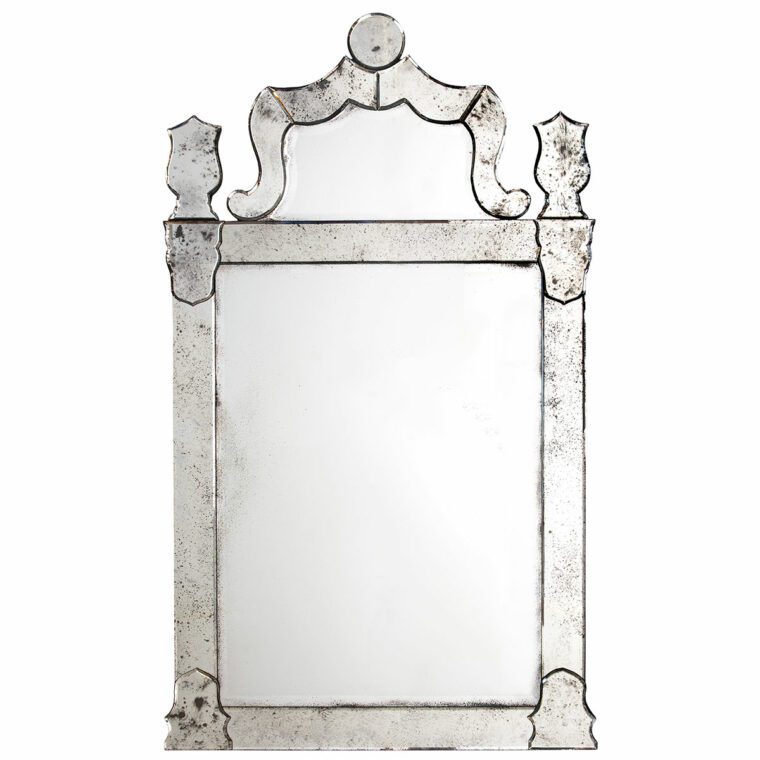 Harriet Antiqued Glass Mirror