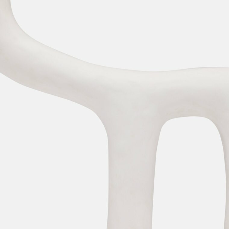 White Resin Circular Sculpture - Image 8
