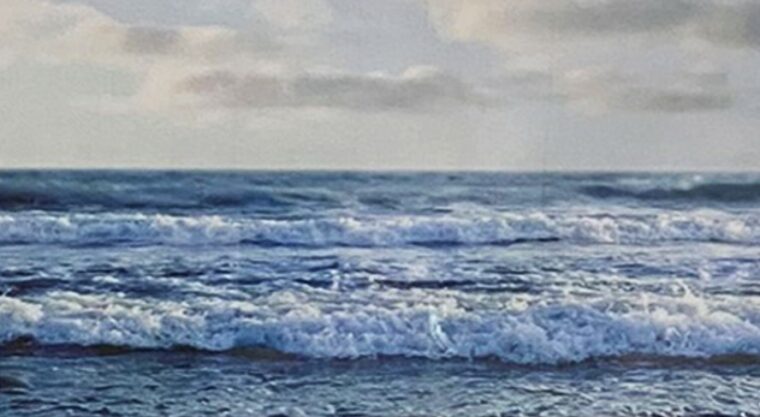 Evening Shore Break Reproduction Photograph - Image 2