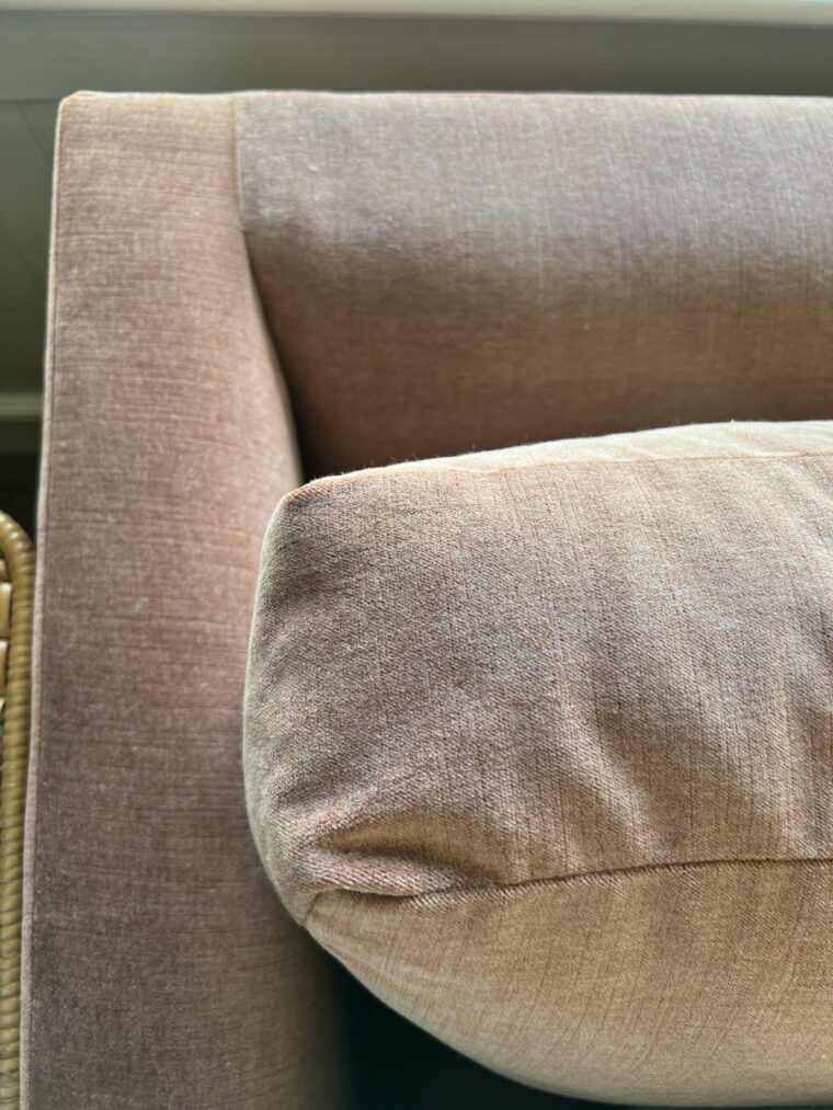 Alston Sofa in Guava Fabric - Image 5