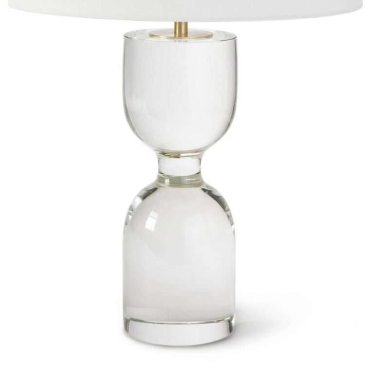 Hourglass Solid Crystal Lamp - Image 2