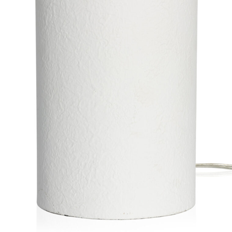 Mushroom Shaped White Plaster Lamp