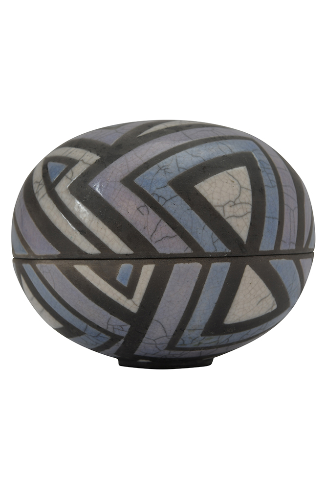 Vintage Round Lidded Box Mecox Gardens