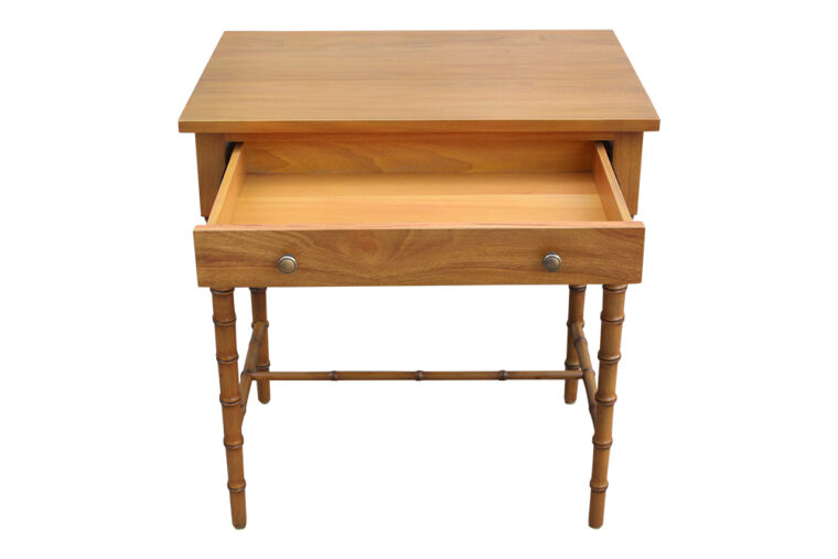 Faux Bamboo Bedside Table Mecox Gardens