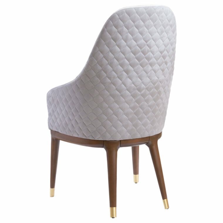 Bria Quilted Back Dining Arm Chair