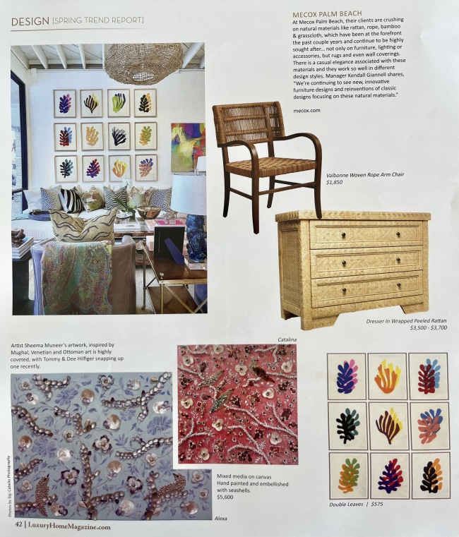 Mecox Featured in Luxury Home Magazine