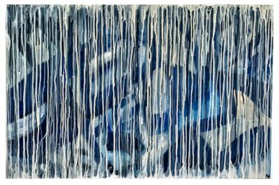Prayer Veil: Blue Original Art