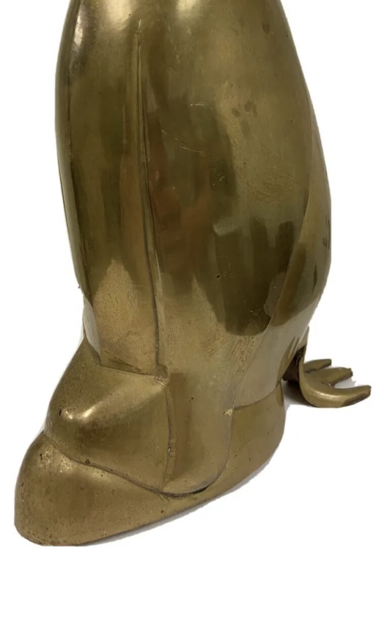 Vintage Mid-Century Brass Penguin