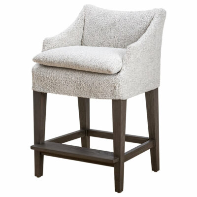 Callen Counter Stool in Boucle Fabric