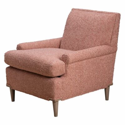 Sharon Club Chair in Rose Boucle