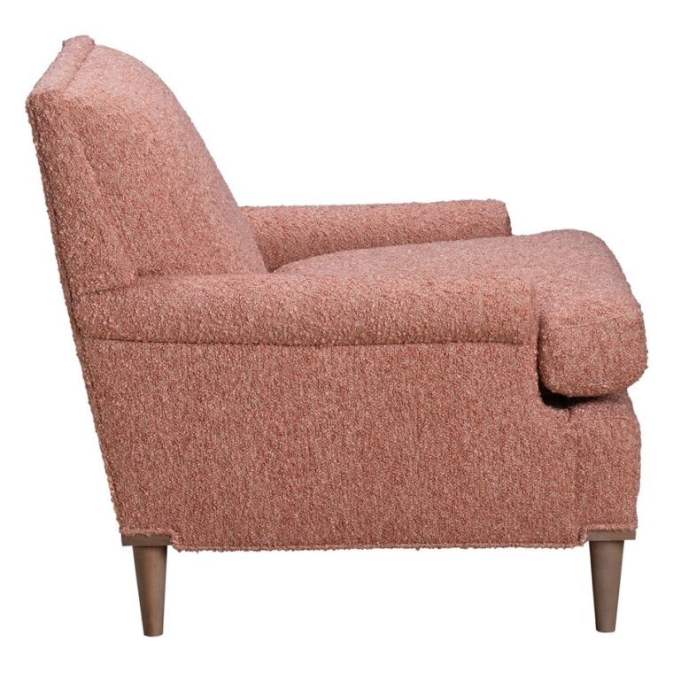 Sharon Club Chair in Rose Boucle