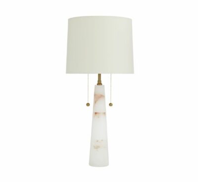 Marble and Brass Table Lamp