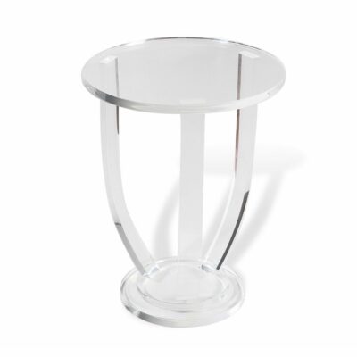 Round Acrylic Side Table