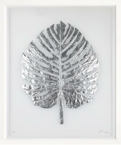 Limited Edition Hand Made Silver Palm Print