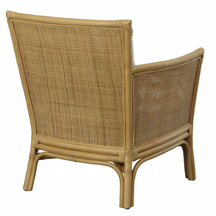 Natural Woven Rattan Arm Chair