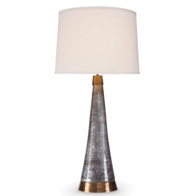 Cylindrical Glass Table Lamp