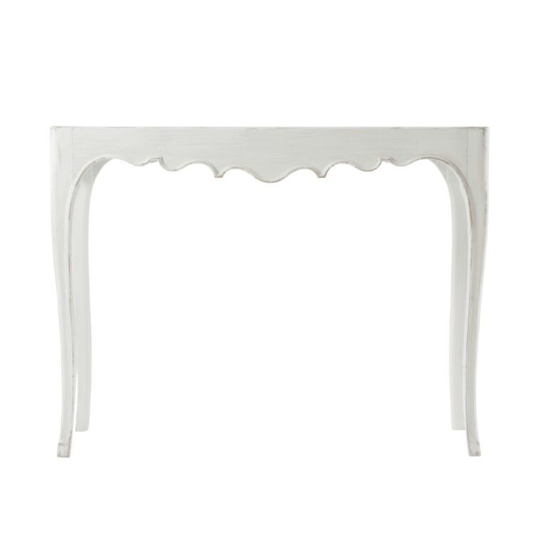 Claire Curved White Console