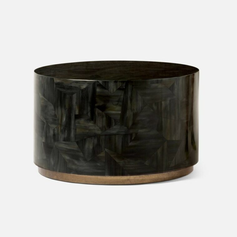 Black Faux Horn Coffee Tables