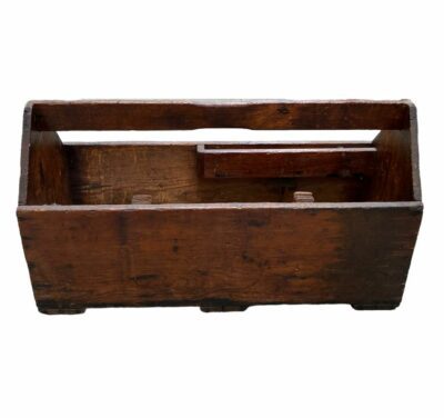 Antique Large Wood Tool Box