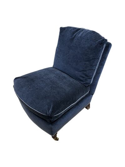 Lexington Blue Slipper Chair