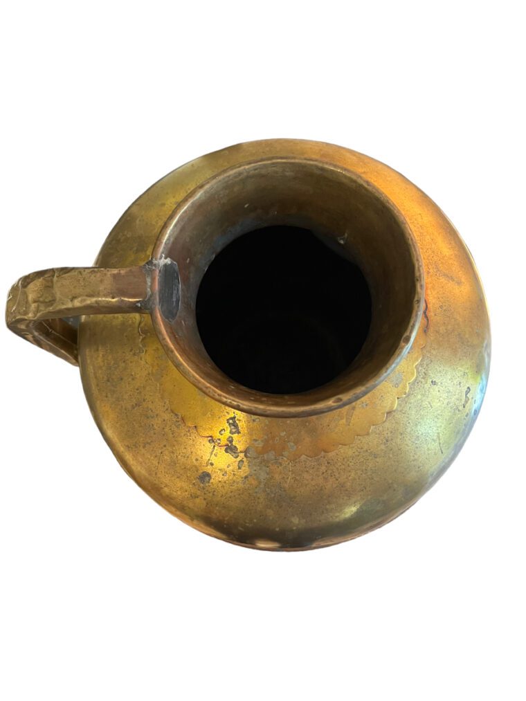 Vintage African Brass Jug 1