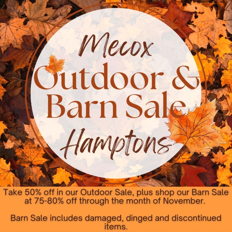 Mecox Hamptons Outdoor & Barn Sale