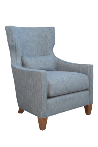 Calistoga Chair in Denim Fabric