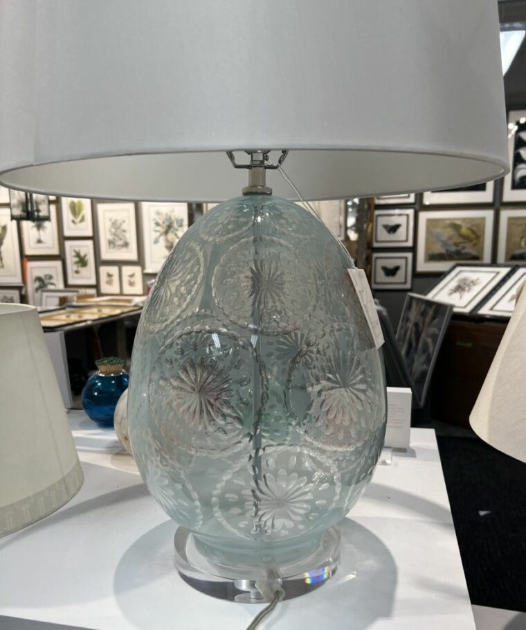 Flora Table Lamp with Acanthus Shade