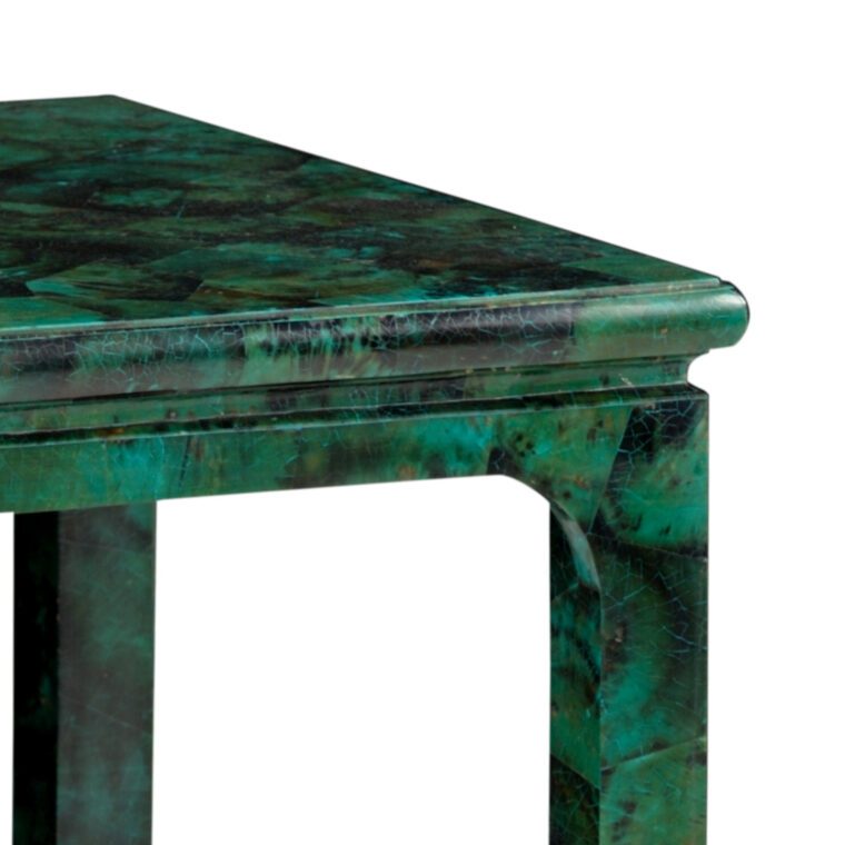 Malachite Green Side Table