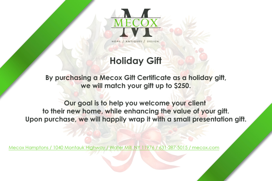 Holiday Matching Gift Certificate Offer for Real Estate Brokers