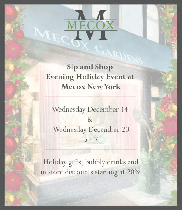 Mecox New York Holiday Sip & Shop