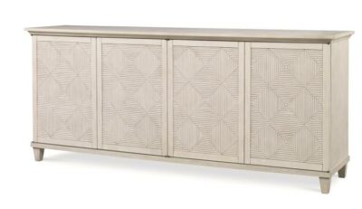 Diamond Pattern 4 Door Buffet
