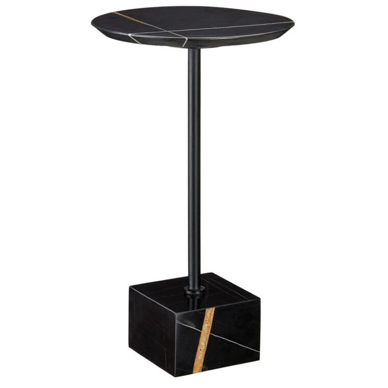 Nero Marble Drinks Table