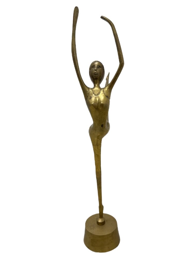 Vintage Brass Ballerina