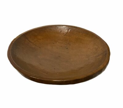 Vintage Oversized Wooden Bowl